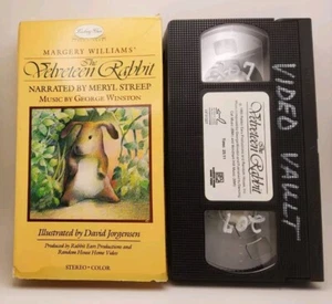 The Velveteen Rabbit VHS, Pre-owned, Very Good Condition, 1985 Rabbit Ears Produ - Picture 1 of 2