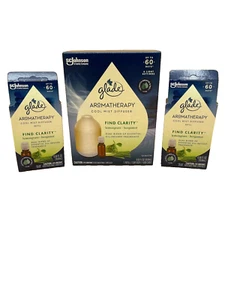 Glade Aromatherapy Lemongrass Mist Essential Oil Diffuser Kit w/2 Refills - Picture 1 of 6