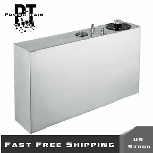 17 Gallon/64L Race/Drift Fuel Cell Gas Tank+Level Sender Slim Aluminum - Picture 1 of 7