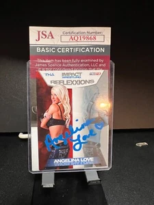 Angelina Love Autographed TNA Tristar  Reflexxions Trading Card - Picture 1 of 1