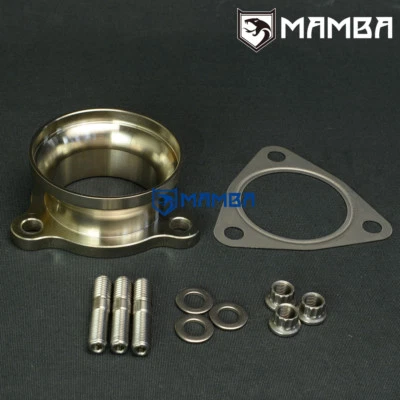 MAMBA 3 Bolt to 3" Turbo Dump Pipe adapter For GMC Typhoon Syclone 4.3L TD06-17C - Image 1 of 4
