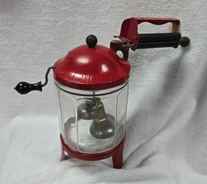 Vintage Wolverine Child's Tin/Glass Toy Washing Machine Wringer w/Box & Soap? - Picture 1 of 9