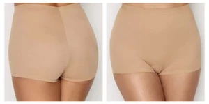 🩲 LOT OF 2 SMALL Smoothing Boyshorts Cool Comfort & Softness Maidenform Flexees - Picture 1 of 11