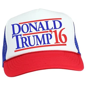 Donald Trump for President 2016 Campaign Trucker Hat Cap Mesh Button Back NEW - Picture 1 of 2