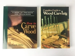 How to Carve Wood Taunton Press & COmplete Guide to Carving Wood EJ Tangerman - Picture 1 of 15