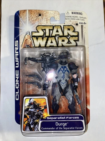 Star Wars Clone Wars (2003) DURGE Commander Separatist Forces  #46  MOC Sealed Cover