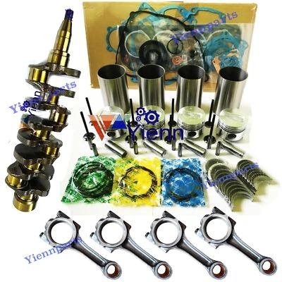 S4L2 Crankshaft Rod Overhaul Rebuild Kit For Mitsubishi Engine TEREX TC35 TC29 - Image 1 of 4