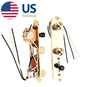 Prewired Loaded Guitar Control Plate Switch Knob Sets for Tele TL Telecaster USA - Picture 1 of 9