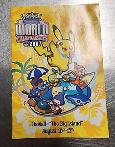 Pokemon World Championships 2007 Hawaii The Big Island Booklet - Picture 1 of 3