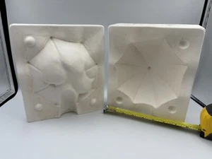 1980’ Provincial P441 Ceramic Casting Slip Mold Hummel Umbrella Kids 9”x8”x4.5” - Picture 1 of 8