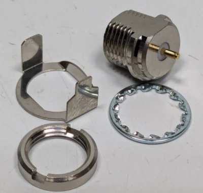 NOS Uniden Radio Replacement Antenna Jack / Socket Part# BJKY0848001 - Image 1 of 2