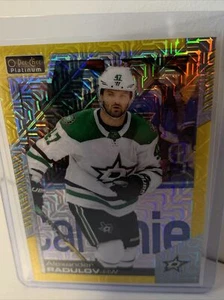 2020-21 OPC O-Pee-Chee Platinum Alexander Radulov *Yellow Traxx* 83/249 - Picture 1 of 2