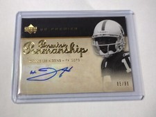 2007 UD Premier Penmanship /99 Johnnie Lee Higgins #PP-HI Rookie Auto RC