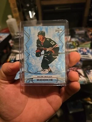 🔥 🔥 2022-23 UD Ice Matt Boldy 1/1 SP Off-Register Error Rookie #106 - Image 1 of 4