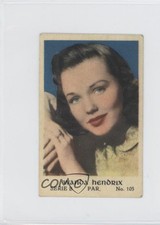 1952 Dutch Gum Serie B Wanda Hendrix #105 0f3