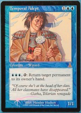Temporal Adept FOIL Urza's Destiny NM Blue Rare MAGIC CARD (ID# 225492) ABUGames