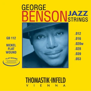 Thomastik Infeld GB112 George Benson flach umsponnene Gitarrensaiten Stärke 12-53 - Bild 1 von 1
