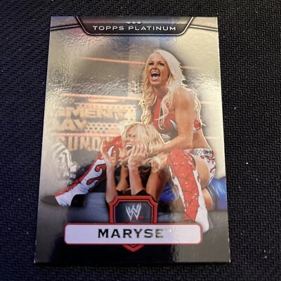 2010 Topps Platinum WWE #54 Maryse NM - Image 1 of 3