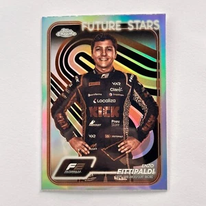 2024 Topps Chrome Formula 1 - F2 Drivers Enzo Fittipaldi #39 Sepia Refractor - Picture 1 of 2
