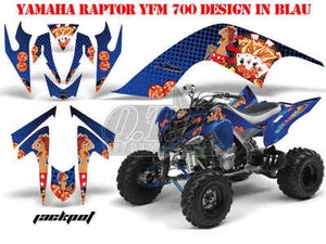 KIT GRÁFICO AMR RACING DECOR ATV YAMAHA RAPTOR 125/250/350/660/700 JACKPOT B - Imagen 1 de 10