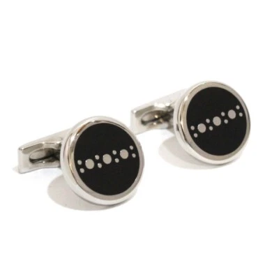 Gemelos medallón S.T.Dupont 005617 Derby laca negra nuevos Foto 1 de 4