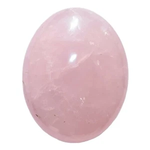[1] Palma de cristal de cuarzo rosa LG (Madagascar) + cargador de corazón de selenita - Imagen 1 de 7