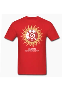 Camiseta Unión Hispanoamericana Del Movimiento Unionista Por Hispanoamérica - Roja - Imagen 1 de 3