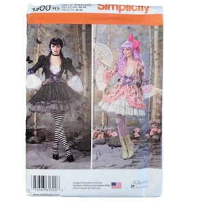 Simplicity 1300 Women's Costume Steampunk Lolita Size 14-22 Dress Sewing Pattern - Picture 1 of 6