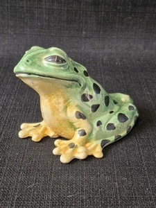 Vtg 90s Neiman Marcus Ceramic Frog Italy - Picture 1 of 7