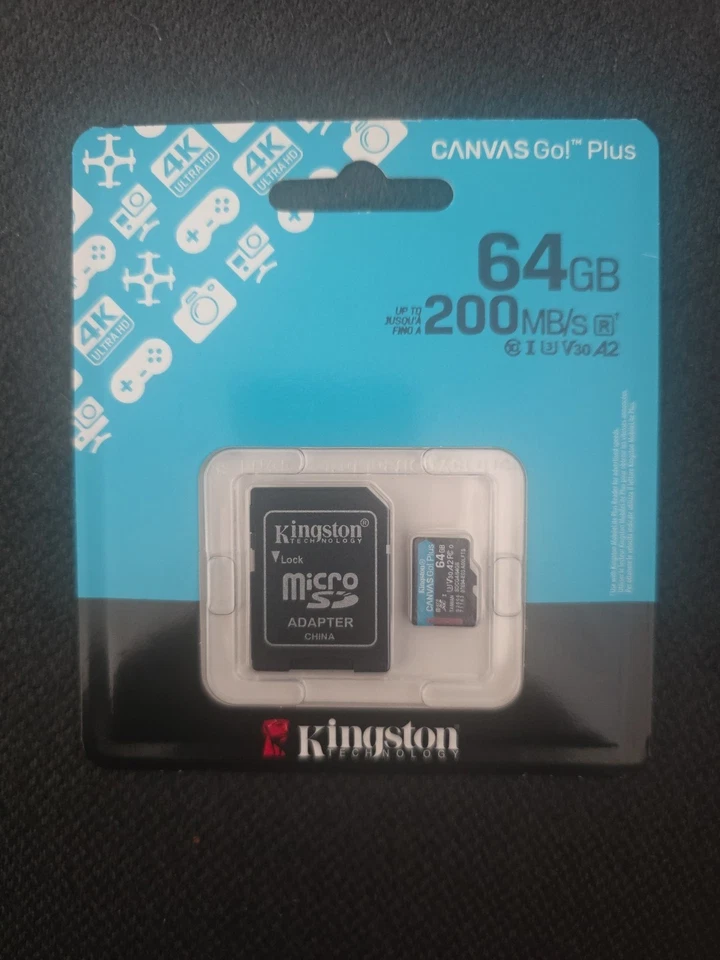 4k Memory Card 64gb for AEE Airselfie 2 Kingston Plus Ultra HD Micro SD