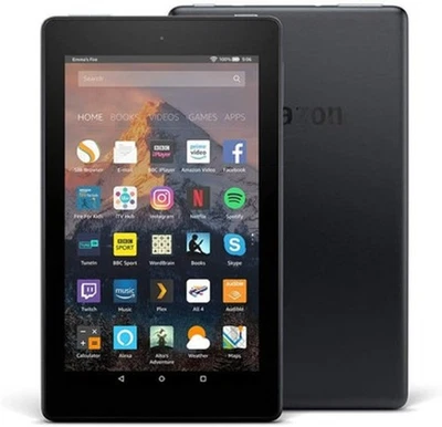Amazon Fire 7 (7th Generation)  16GB WIFI Tablet Black - Image 1 of 3