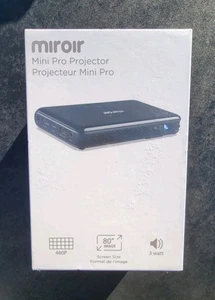 Miroir - M190 Mini Pro Projector - Black - New Not-Opened Still Sealed - *Photos - Picture 1 of 10