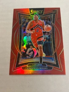 2024-25 PANINI SELECT JONATHAN MOGBO 25/199 RED PRIZM ROOKIE RAPTORS SP TT1 - Picture 1 of 2
