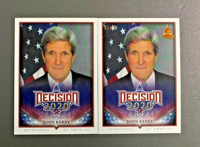 2020 Decision John Kerry LOT (2) BRONZE FOIL /10 - SHIPS FAST! - Image 1 of 3
