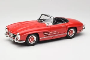 180039041 Mercedes 300 SL W198 Red Roadster with Hardtop Minichamps 1/18 - Picture 1 of 8