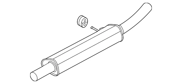 Resonador original Ford LX6Z-5230-R Foto 1 de 2
