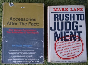 JFK ASESINATO. Accesorios después del hecho. Rush to Judgment. Fundas duras - Imagen 1 de 24