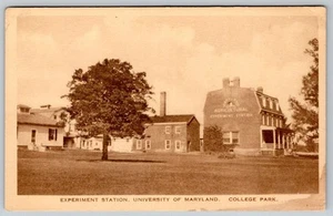 1920's UNIVERSITY OF MARYLAND AGRICULTURE EXPERIMENT STATION ALBERTYPE POSTCARD - Picture 1 of 2