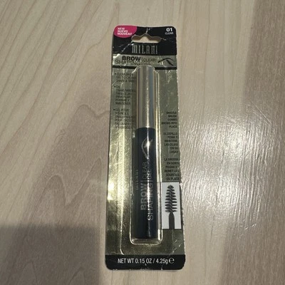 New MILANI Brow Shaping Clear Brow Gel Bristle Brush Combs Brow Into Place - Image 1 of 4