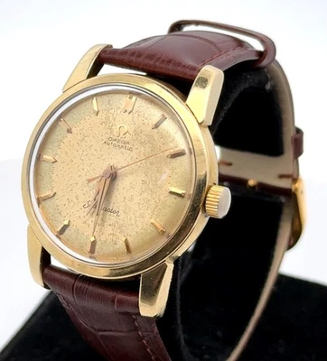 1956 Omega Seamaster 2846/2848 8C 14k Gold Cap Cal. 500 Automatic Men’s Watch - Image 1 of 4