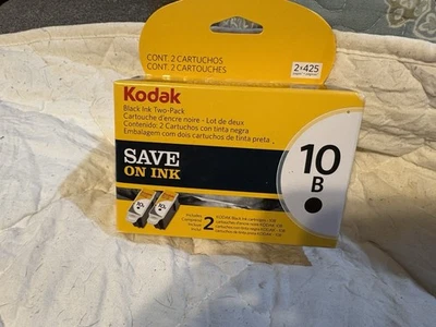 Genuine Kodak 10B Ink Cartridges Black 2 Pack Sealed  - Image 1 of 4