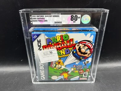Mario Pinball Land Nintendo Game Boy Advance GBA VGA 80+ WATA sellado de fábrica Foto 1 de 4