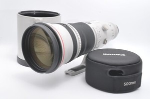 Canon EF 500mm f/4 L IS II USM Telephoto Lens w/Hood /Caps [Near Mint] Japan #28