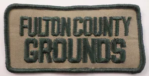 Fulton County Grounds Werbung Uniform Aufnäher #Mcgr - Bild 1 von 1