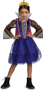 Evil Queen Classic Disney Villains Snow White Dress Up Halloween Child Costume - Picture 1 of 8
