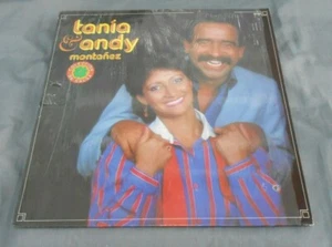 TANIA & ANDY MONTAÑEZ -1984 SELF TITLED- MEXICAN LP CUT OUT SALSA - Picture 1 of 4