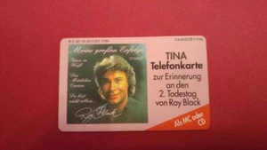 Roy Black Telefonkarte 6 DM Deutsche Mark Todestag Sammler LIMITIERT 6000 STÜCK - Bild 1 von 5