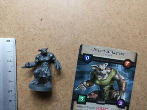 POXOID MUTAGIANT MINIATURE + LURKER CARD /KICKSTARTER /ALTAR QUEST G101 - Imagen 1 de 1