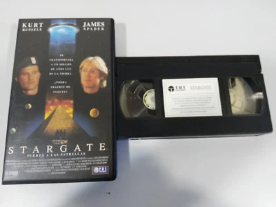 STARGATE Kurt Russell James Spader Roland Emmerich - VHS Ausgabe Spanisch - Bild 1 von 3