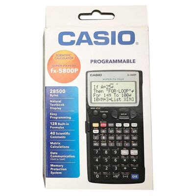 Casio fx-5800P Scientific Calculator (Black) ...